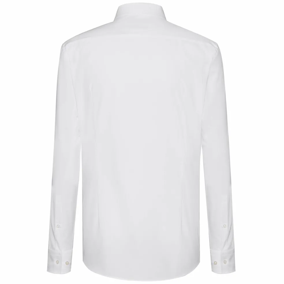 HUGO Kenno slim fit overhemd, popeline, wit