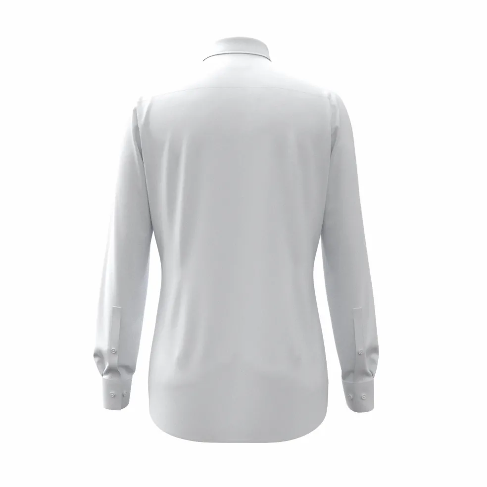 HUGO Kenno slim fit overhemd, tricot, wit