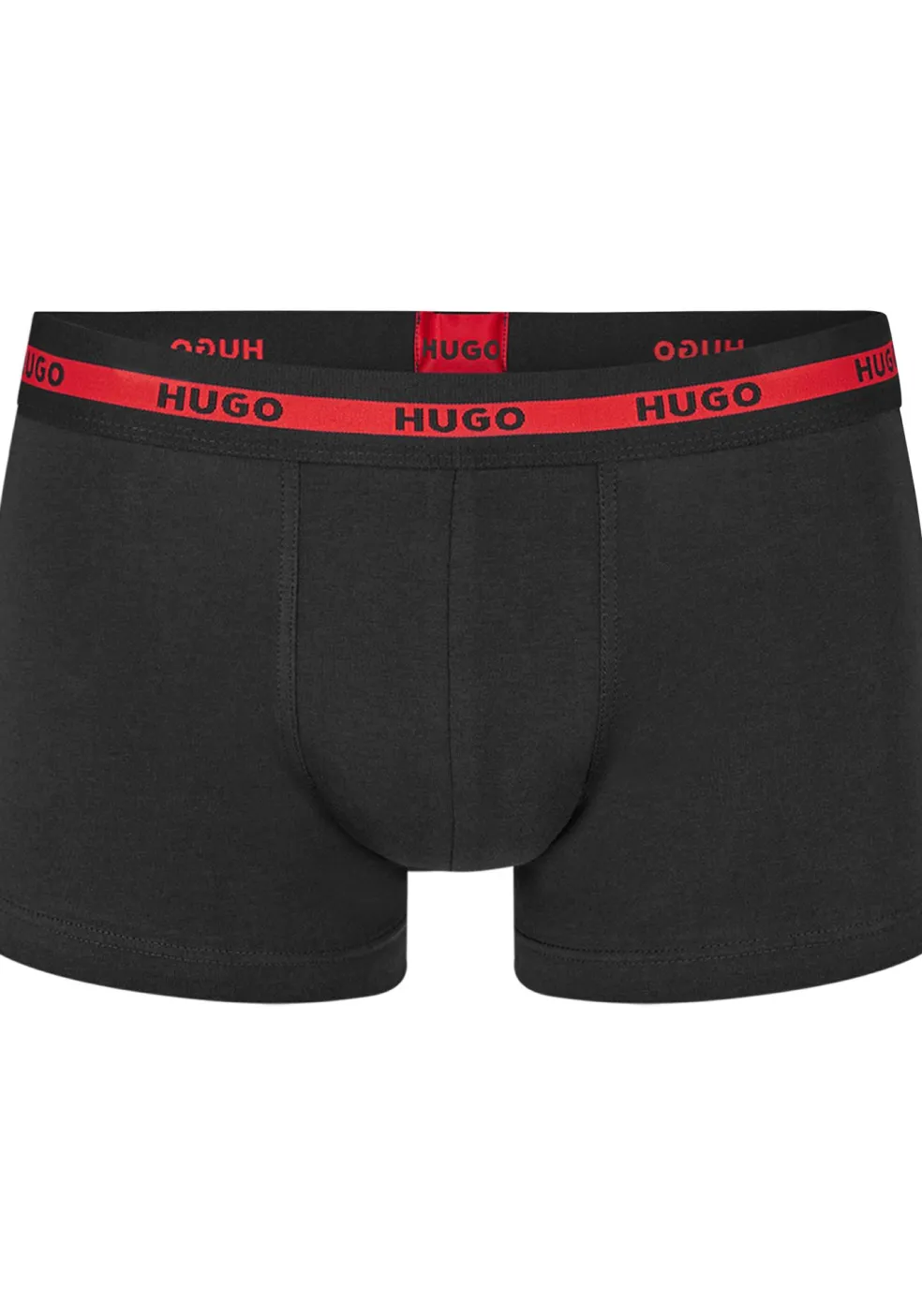 HUGO trunks (2-pack), heren boxers kort, zwart