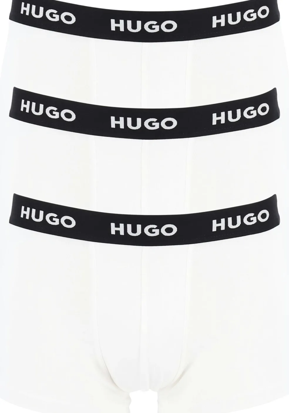 HUGO trunks (3-pack), heren boxers kort, wit