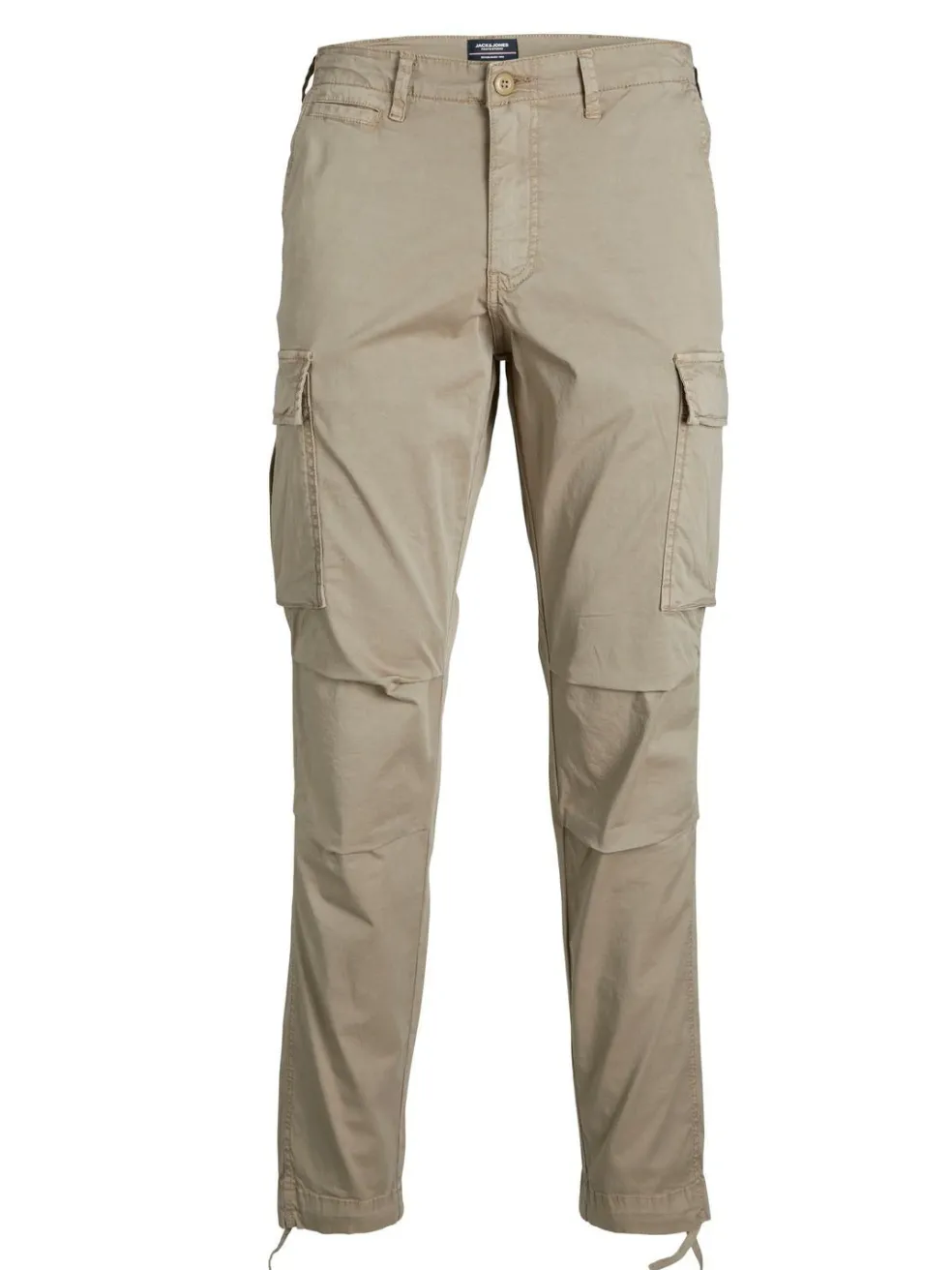 JACK & JONES Ace Tucker Cargoa loose fit, heren cargo broek, beige