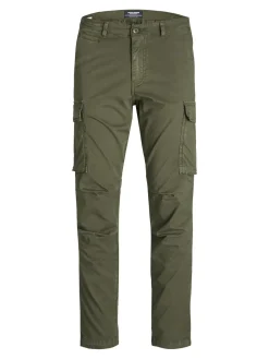 JACK & JONES Ace Tucker Cargoa loose fit, heren cargo broek, groen