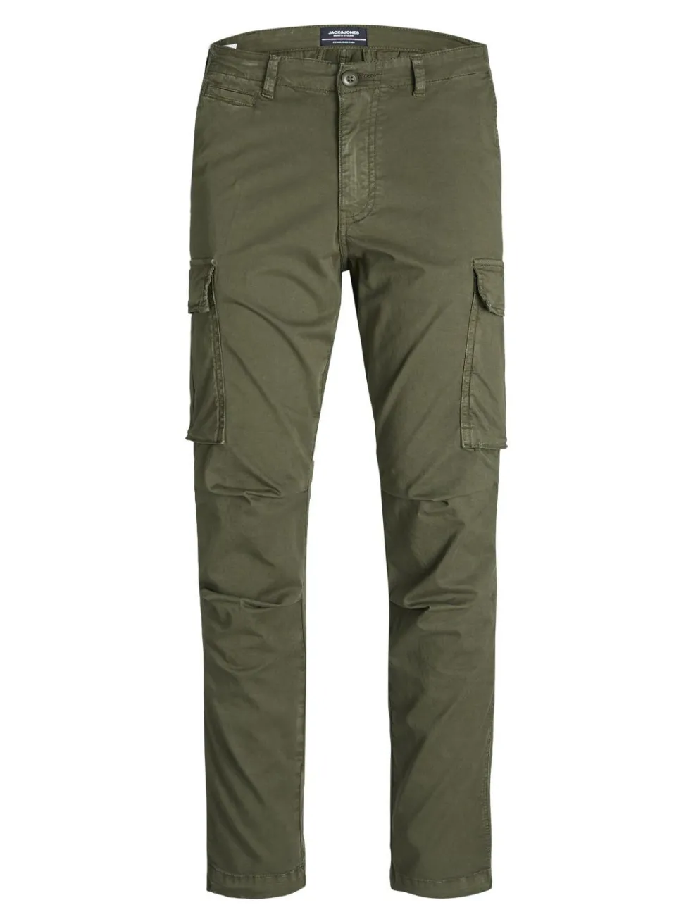 JACK & JONES Ace Tucker Cargoa loose fit, heren cargo broek, groen