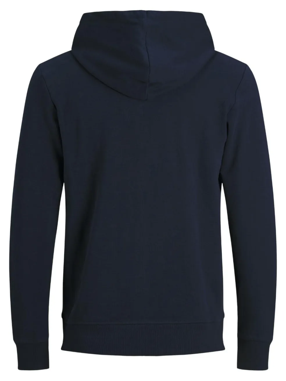 JACK & JONES Basic sweat zip hood slim fit, heren sweatvest katoenmengsel met capuchon, blauw