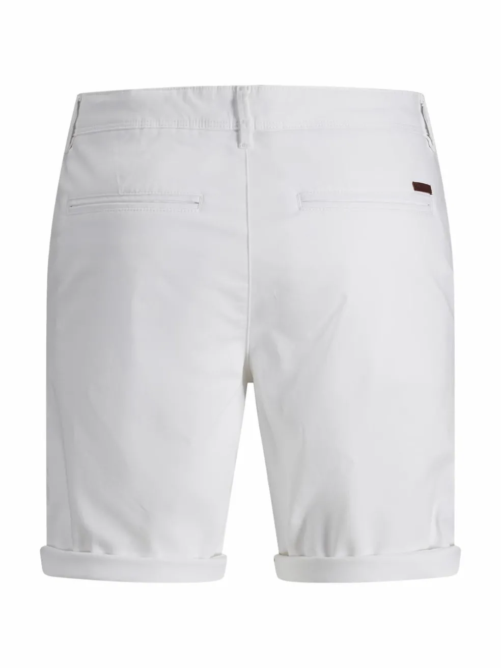 JACK & JONES Bowie Shorts Solid regular fit, heren korte broek, wit
