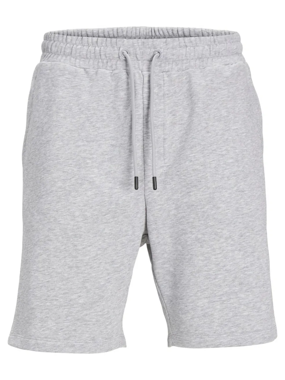 JACK & JONES Bradley Sweat Shorts loose fit, heren joggingbroek kort, lichtgrijs melange