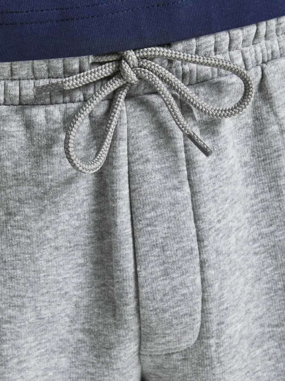 JACK & JONES Bradley Sweat Shorts loose fit, heren joggingbroek kort, lichtgrijs melange