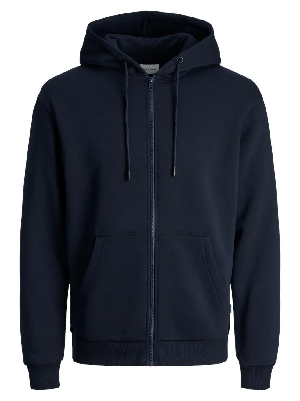 JACK & JONES Bradley sweat zip hood regular fit, heren sweatvest katoenmengsel met capuchon, blauw