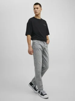 JACK & JONES Chris Original loose fit, heren jeans, grijs denim