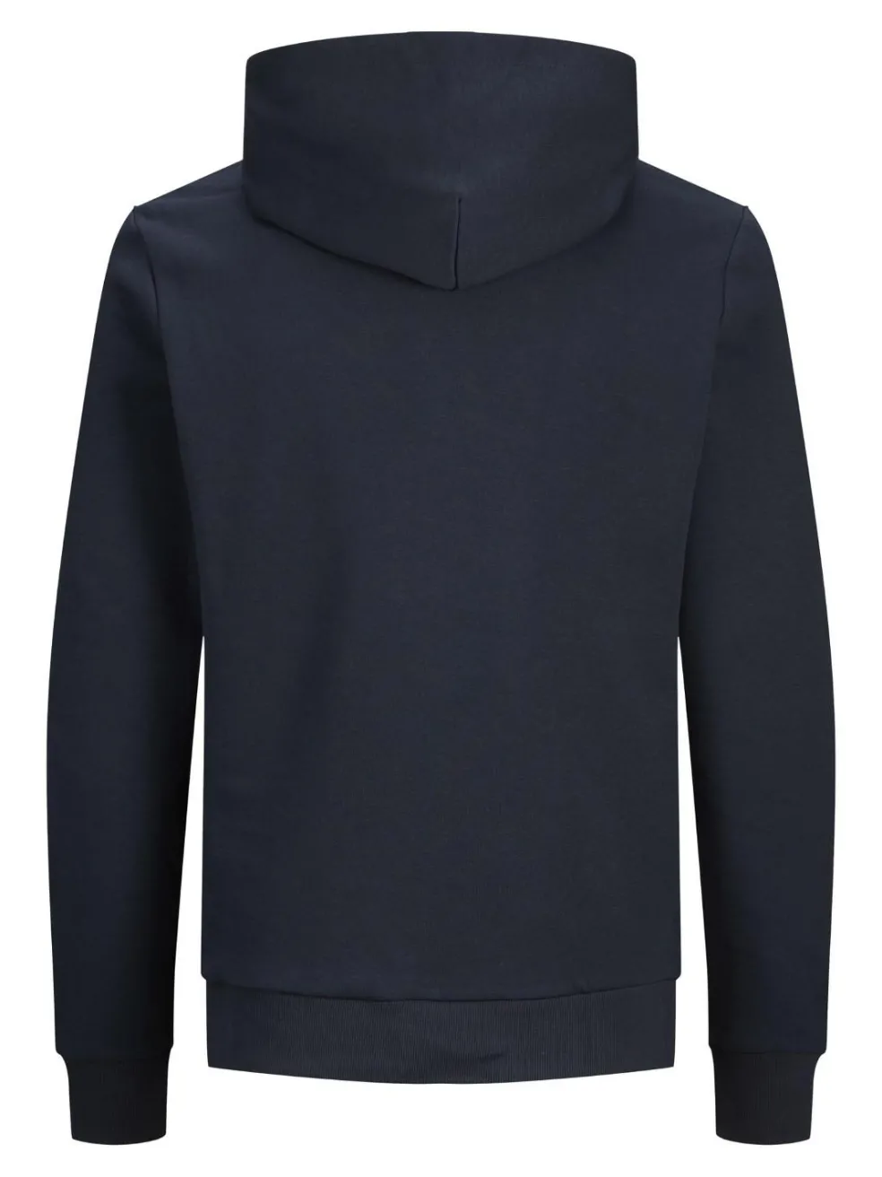 JACK & JONES Corp logo sweat hood regular fit, heren hoodie katoenmengsel met capuchon, blauw grote print