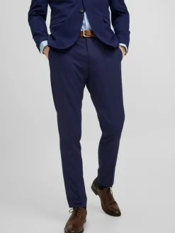 JACK & JONES Franco Trouser slim fit, heren pantalon, blauw