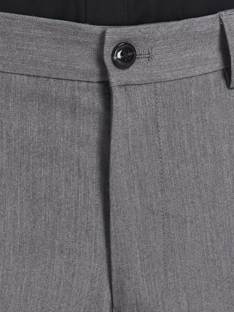 JACK & JONES Franco Trouser slim fit, heren pantalon, lichtgrijs melange