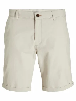 JACK & JONES Fury Shorts regular fit, heren korte broek, grijs