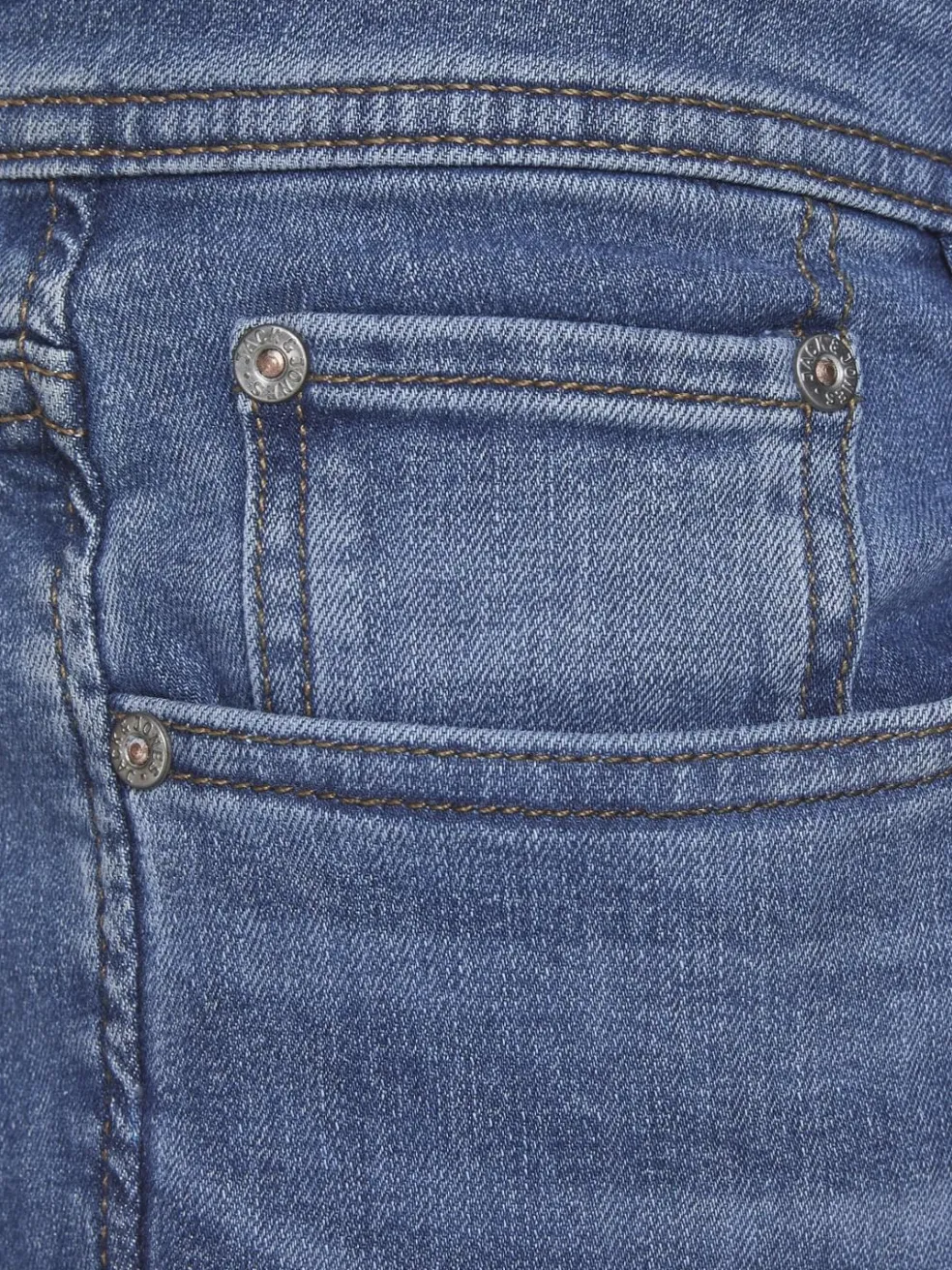 JACK & JONES Glenn Original loose fit, heren jeans, denimblauw