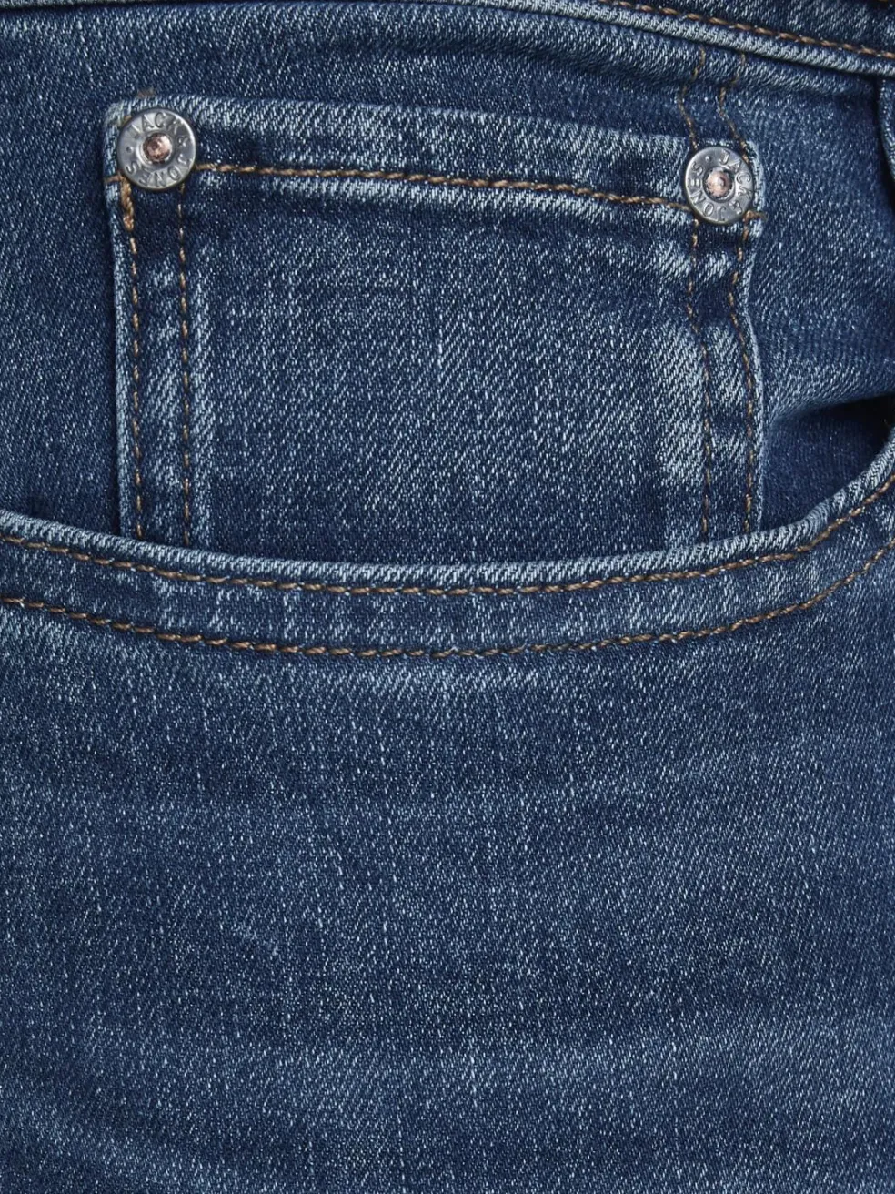 JACK & JONES Glenn Original slim fit, heren jeans, denimblauw