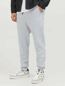 JACK & JONES Gordon Bradley Sweat Pant regular fit, heren joggingbroek, lichtgrijs melange