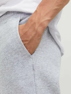 JACK & JONES Gordon Bradley Sweat Pant regular fit, heren joggingbroek, lichtgrijs melange
