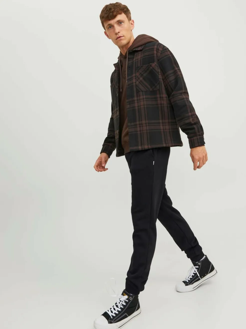 JACK & JONES Gordon Bradley Sweat Pant regular fit, heren joggingbroek, zwart