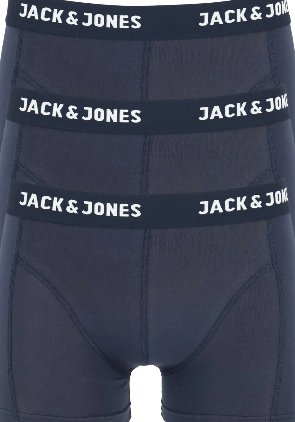 Jack & Jones heren boxers Jacanthony trunks (3-pack), navy blauw