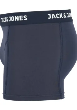 Jack & Jones heren boxers Jacanthony trunks (3-pack), navy blauw