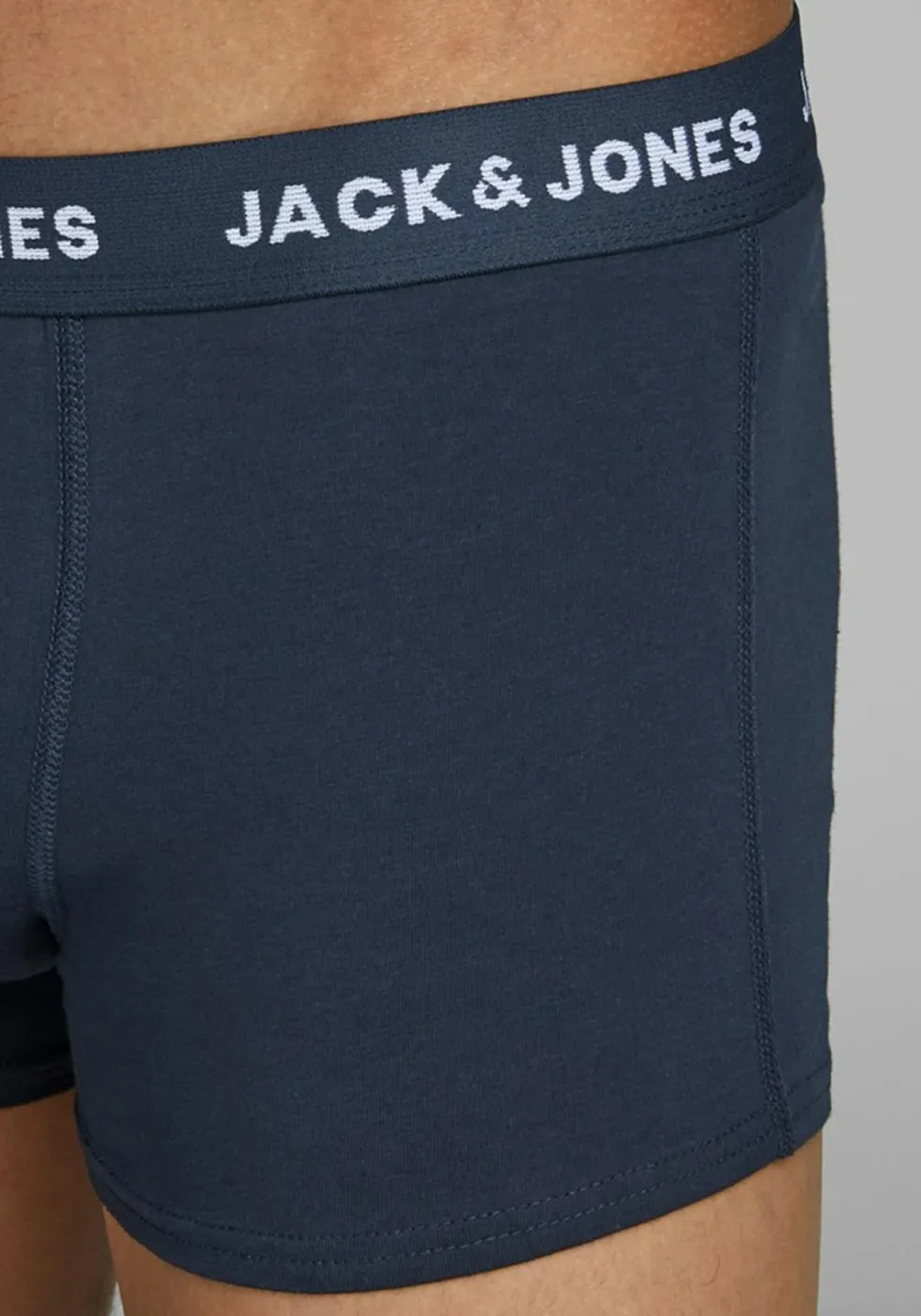 Jack & Jones heren boxers Jacanthony trunks (3-pack), navy blauw