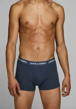 Jack & Jones heren boxers Jacanthony trunks (3-pack), navy blauw