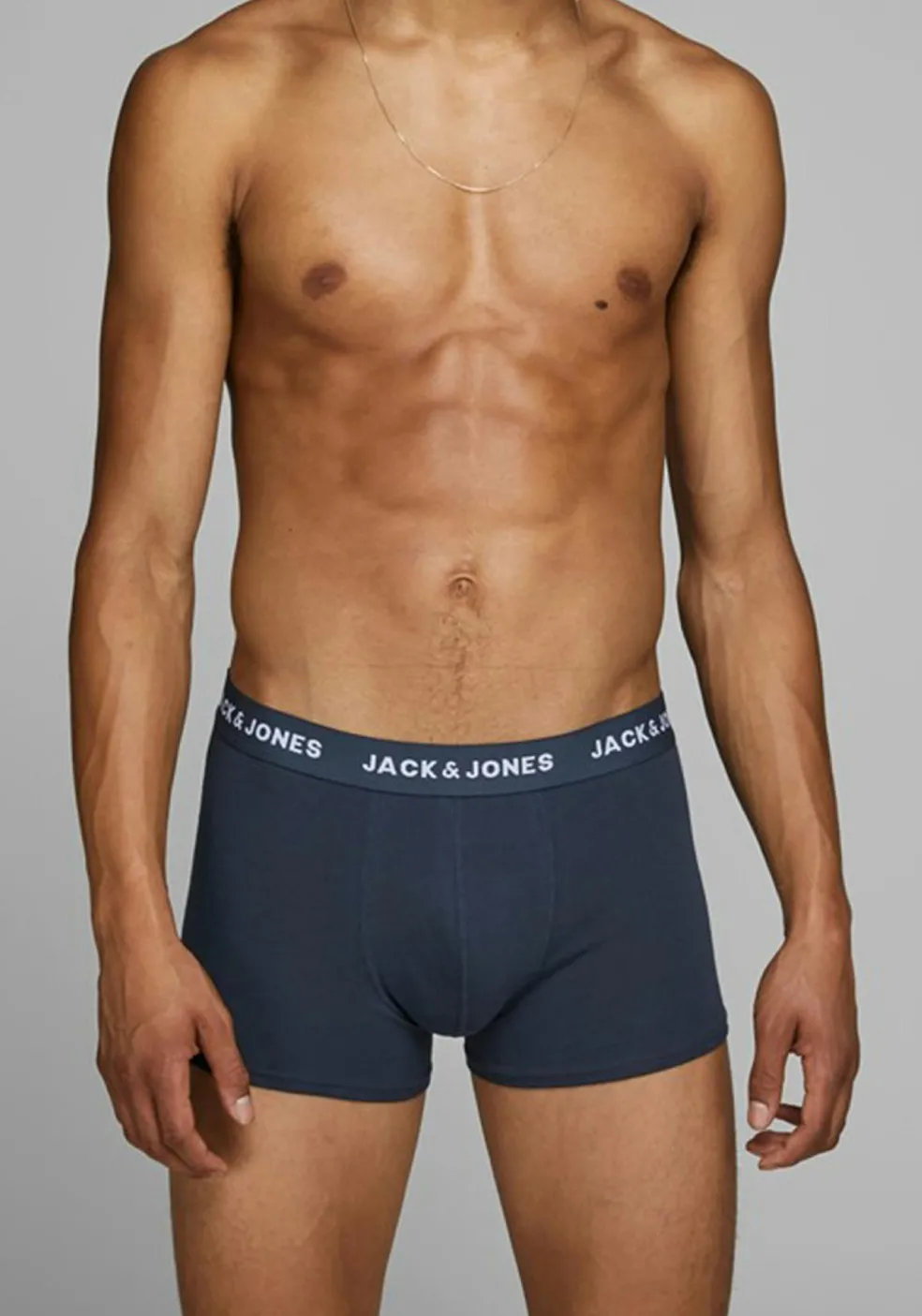 Jack & Jones heren boxers Jacanthony trunks (3-pack), navy blauw