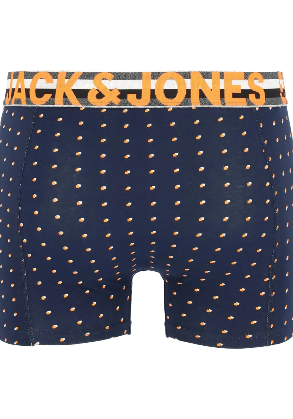 Jack & Jones heren boxers Jachenrik trunks (3-pack), blauw uni en dessin