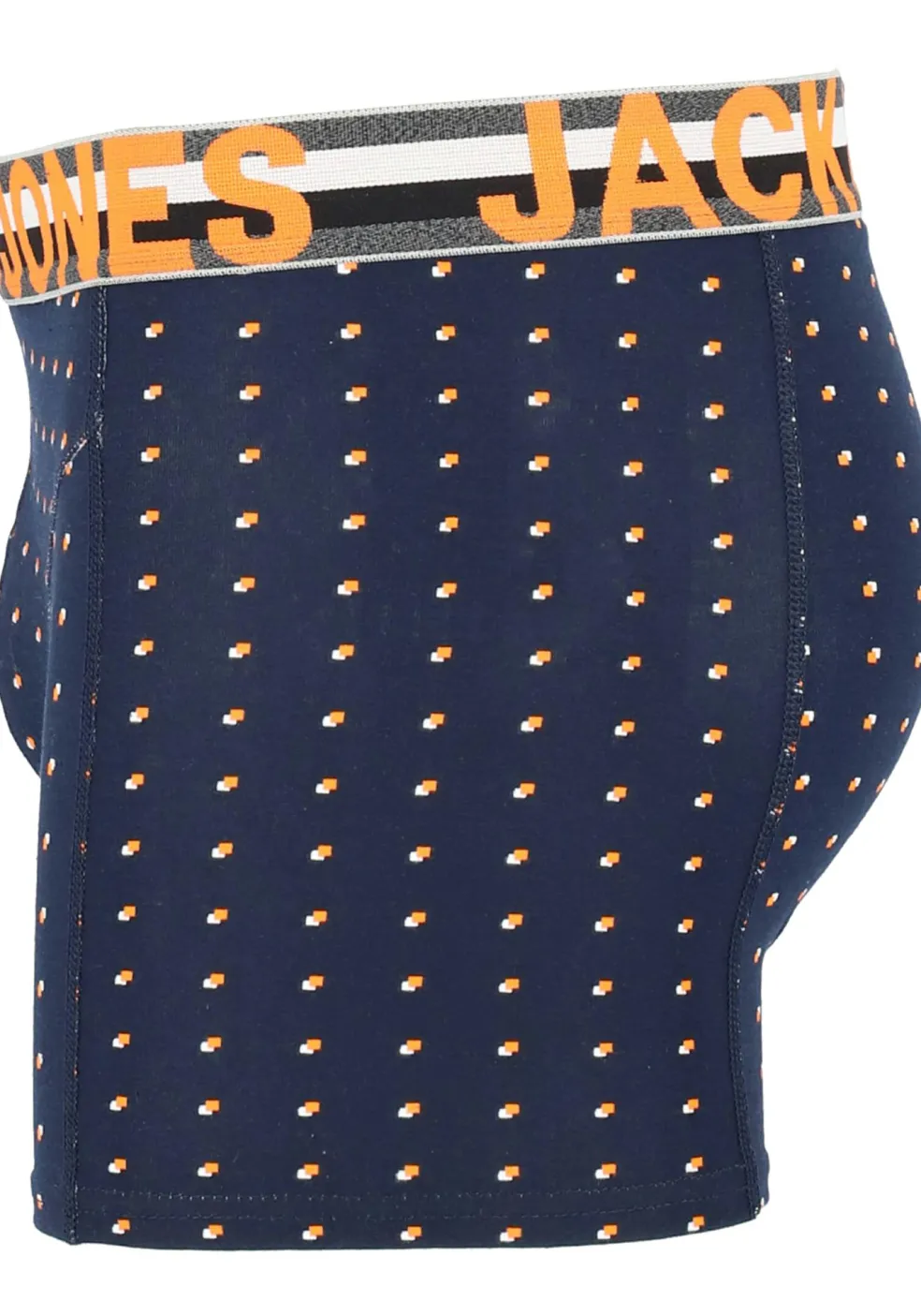 Jack & Jones heren boxers Jachenrik trunks (3-pack), blauw uni en dessin