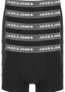 Jack & Jones heren boxers Jachuey trunks (5-pack), donkergrijs