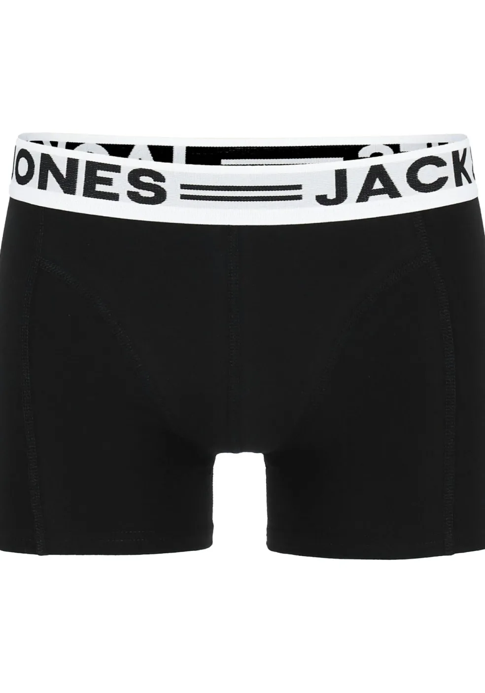 Jack & Jones heren boxers Sense trunks (3-pack), zwart - wit - grijs