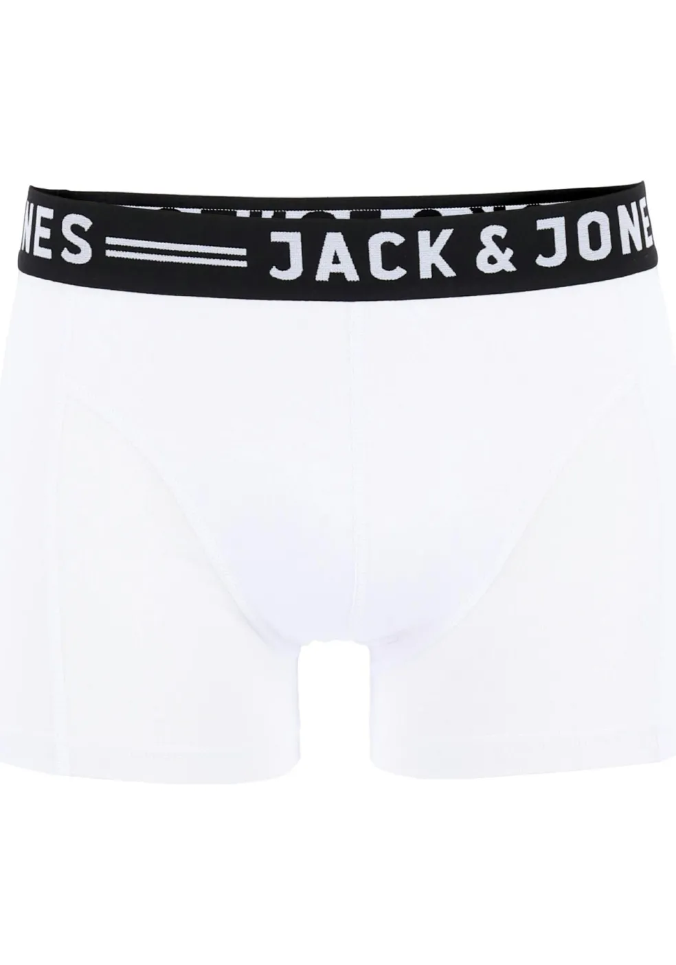 Jack & Jones heren boxers Sense trunks (3-pack), zwart - wit - grijs