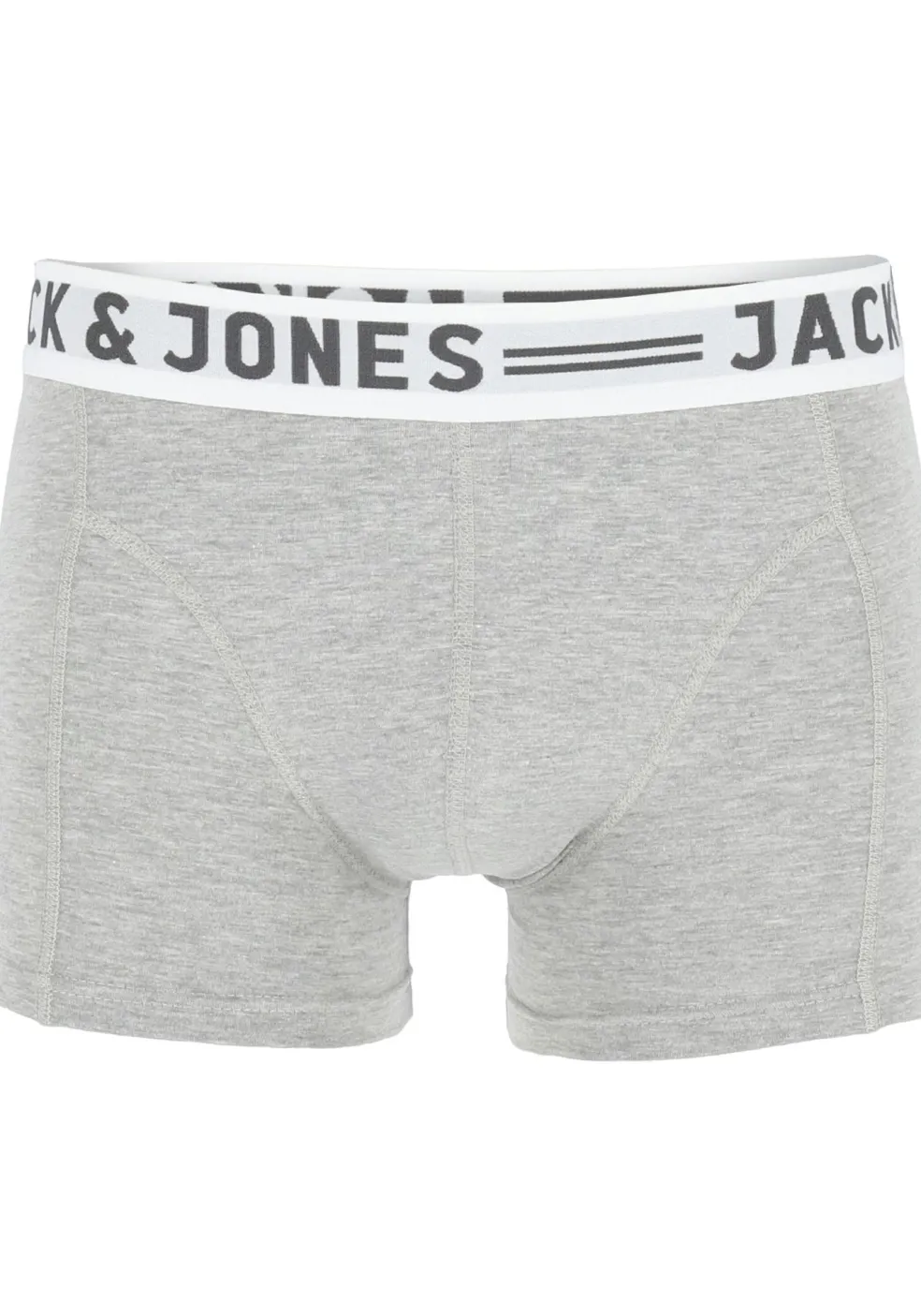 Jack & Jones heren boxers Sense trunks (3-pack), zwart - wit - grijs