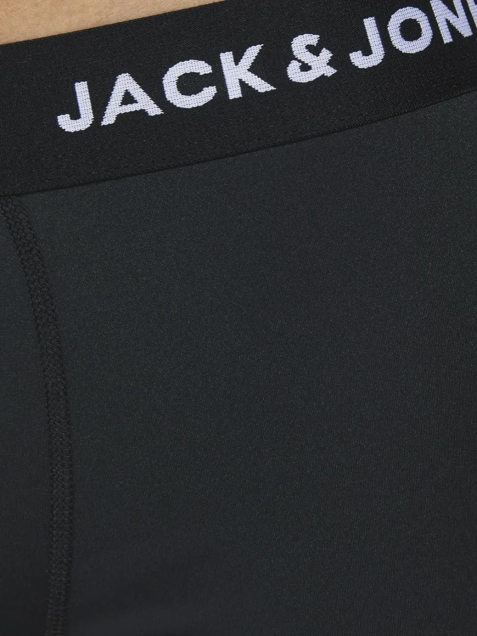 JACK & JONES Jacbase microfiber trunks (3-pack), heren boxers normale lengte, zwart