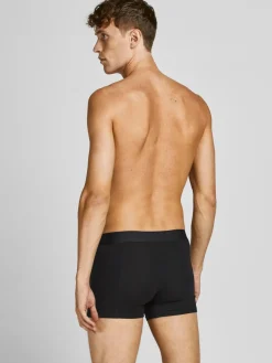 JACK & JONES Jacbasic bamboo trunks (3-pack), heren boxers normale lengte, zwart