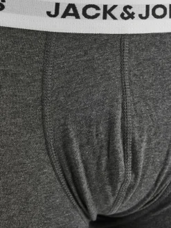 JACK & JONES Jacbasic trunks (5-pack), heren boxers normale lengte, groen, blauw, grijs en zwart