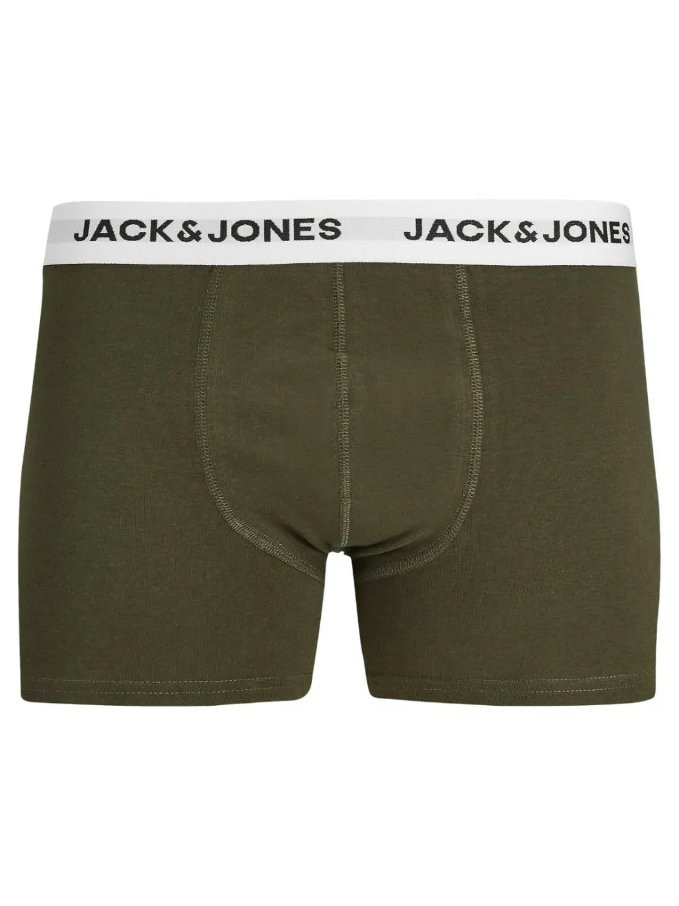 JACK & JONES Jacbasic trunks (5-pack), heren boxers normale lengte, groen, blauw, grijs en zwart