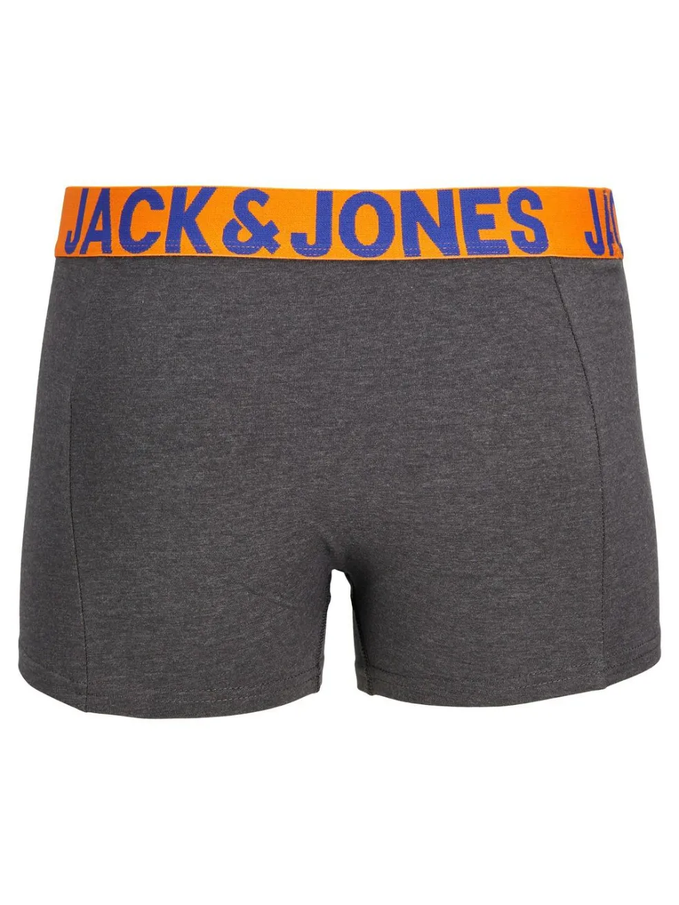JACK & JONES Jaccrazy solid trunks (3-pack), heren boxers normale lengte, zwart en blauw