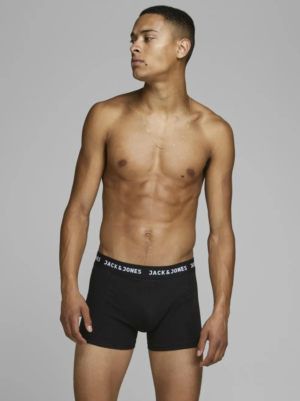 JACK & JONES Jachuey trunks (7-pack), heren boxers normale lengte, zwart