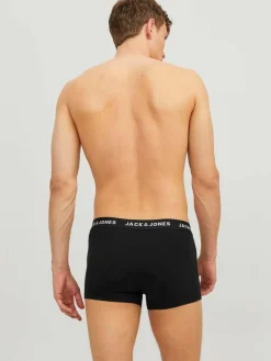 JACK & JONES Jachuey trunks (7-pack), heren boxers normale lengte, zwart