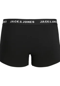 JACK & JONES Jacjon trunks (2-pack), heren boxers normale lengte, zwart