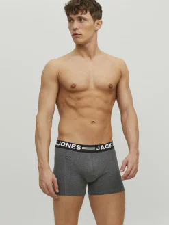 JACK & JONES Jaclichfield trunks (3-pack), heren boxers normale lengte, donkerrood