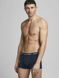 JACK & JONES Jacsolid trunks (10-pack), heren boxers, blauw