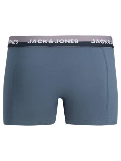 JACK & JONES Jwheric trunks (3-pack), heren boxers normale lengte, zwart en, blauw