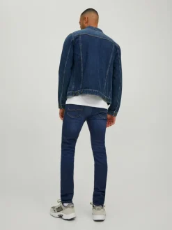 JACK & JONES Liam Original loose fit, heren jeans, denimblauw