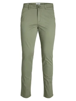 JACK & JONES Marco Bowie slim fit, heren chino, olijfgroen