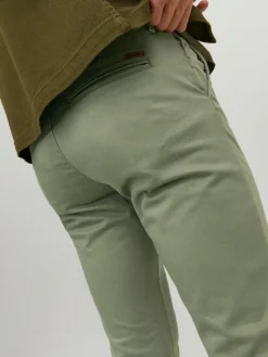 JACK & JONES Marco Bowie slim fit, heren chino, olijfgroen