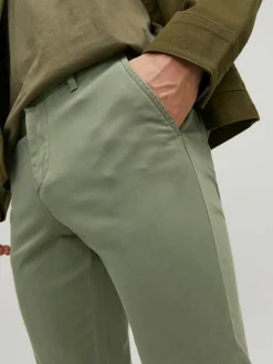 JACK & JONES Marco Bowie slim fit, heren chino, olijfgroen