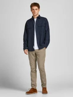JACK & JONES Marco Dave loose fit, heren chino, beige