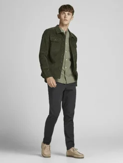 JACK & JONES Marco Dave loose fit, heren chino, zwart